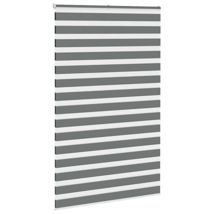 zebragardin mørkegrå 140x230 cm stofbredde 135,9 cm polyester
