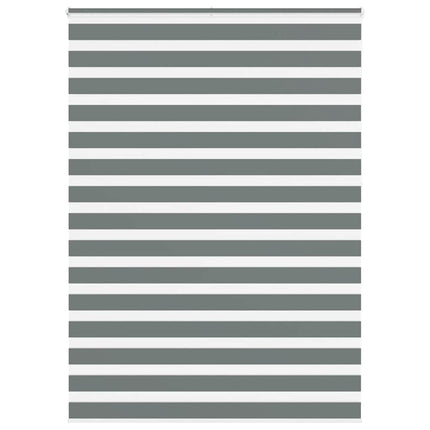 zebragardin mørkegrå 155x230 cm stofbredde 150,9 cm polyester