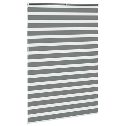 zebragardin mørkegrå 160x230 cm stofbredde 155,9 cm polyester
