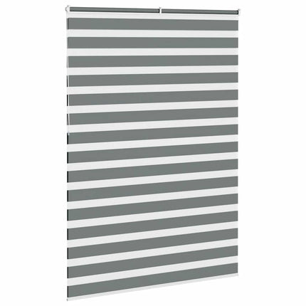 zebragardin mørkegrå 165x230 cm stofbredde 160,9 cm polyester