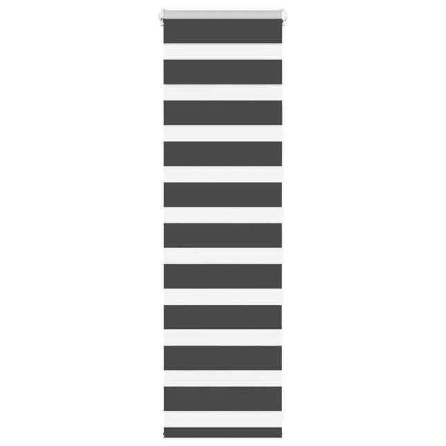 zebragardin sort 50x100 cm stofbredde 45,9 cm polyester