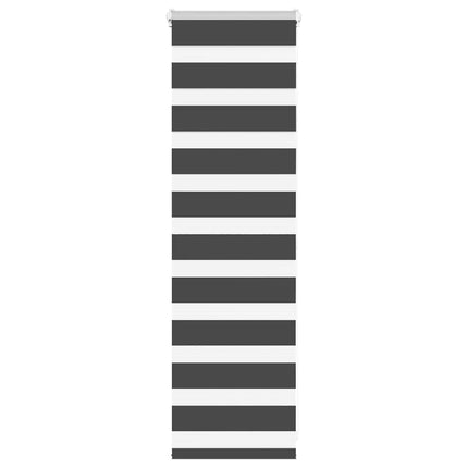zebragardin sort 55x100 cm stofbredde 50,9 cm polyester