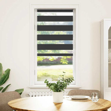 zebragardin sort 65x100 cm stofbredde 60,9 cm polyester