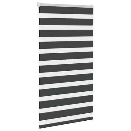 zebragardin sort 75x100 cm stofbredde 70,9 cm polyester