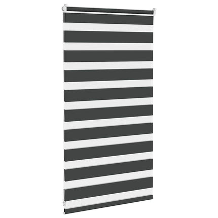 zebragardin sort 75x100 cm stofbredde 70,9 cm polyester