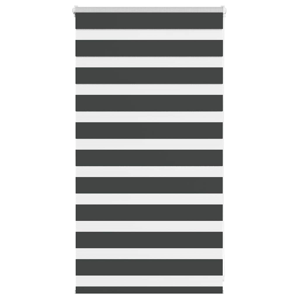 zebragardin sort 85x100 cm stofbredde 80,9 cm polyester
