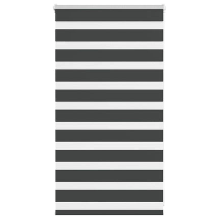 zebragardin sort 85x100 cm stofbredde 80,9 cm polyester