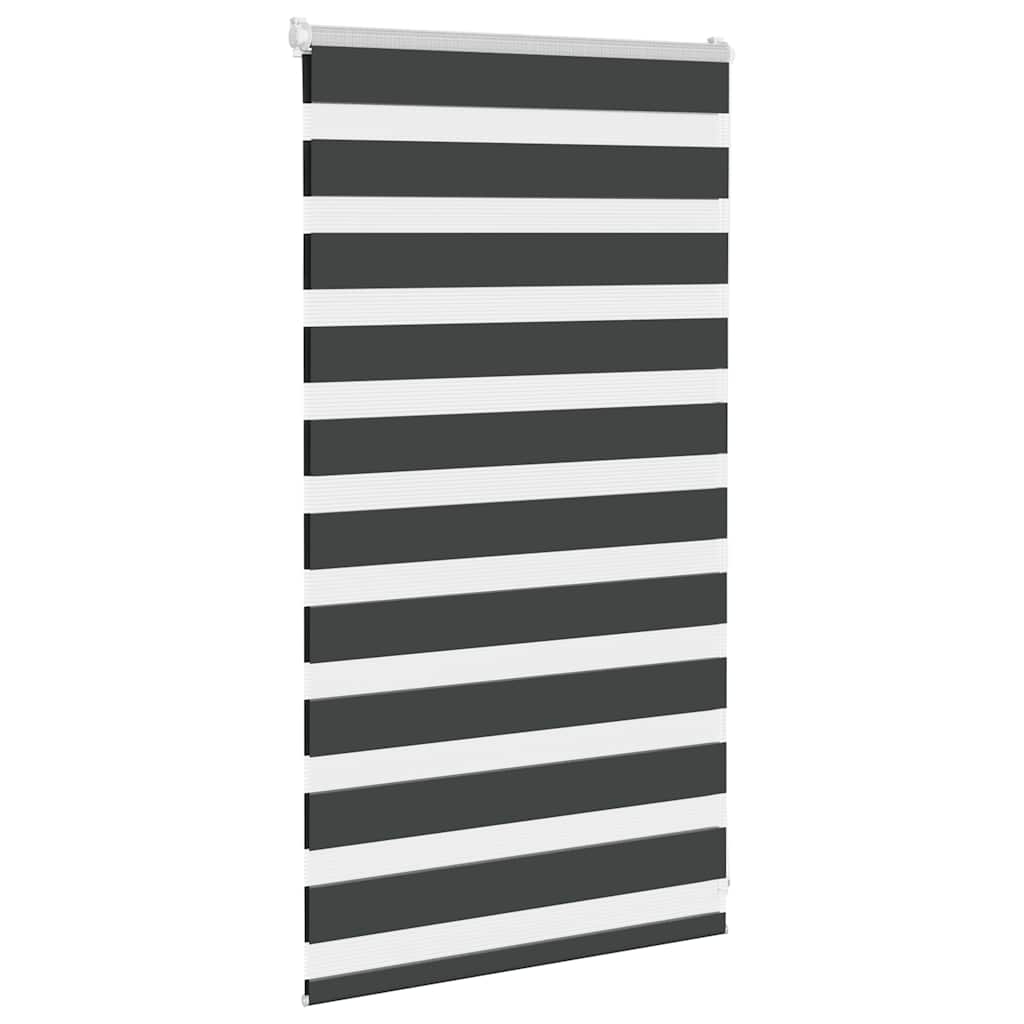 zebragardin sort 85x100 cm stofbredde 80,9 cm polyester
