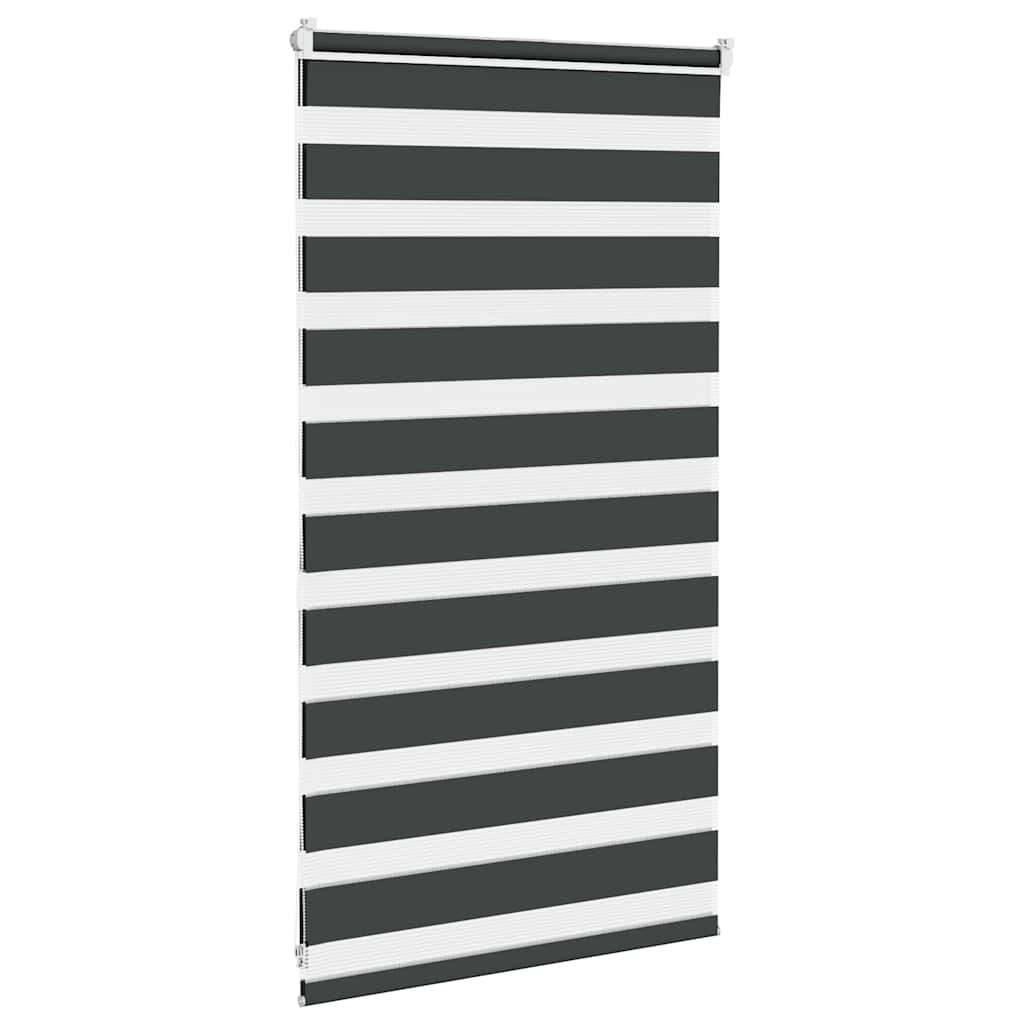 zebragardin sort 85x100 cm stofbredde 80,9 cm polyester
