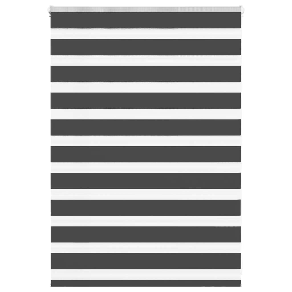 zebragardin sort 95x100 cm stofbredde 90,9 cm polyester