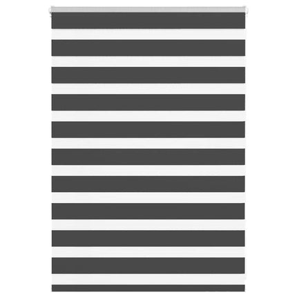 zebragardin sort 100x100 cm stofbredde 95,9 cm polyester