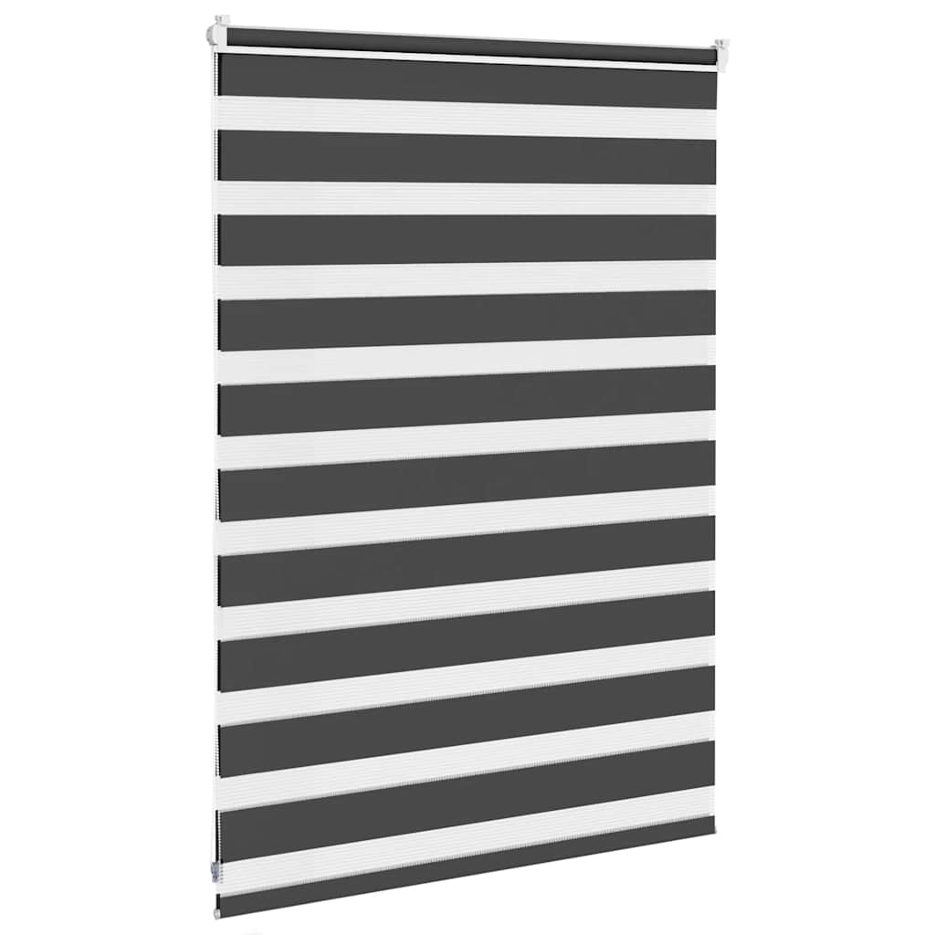 zebragardin sort 105x100 cm stofbredde 100,9 cm polyester