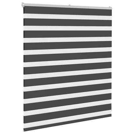 zebragardin sort 130x100 cm stofbredde 125,9 cm polyester