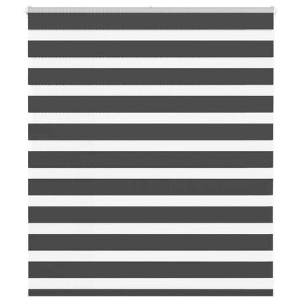 zebragardin 135x100 cm stofbredde 130,9 cm polyester sort