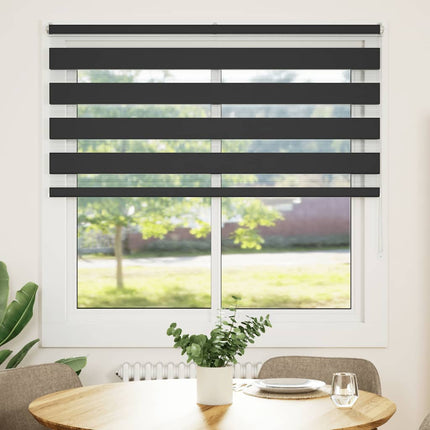 zebragardin 150x100 cm stofbredde 145,9 cm polyester sort