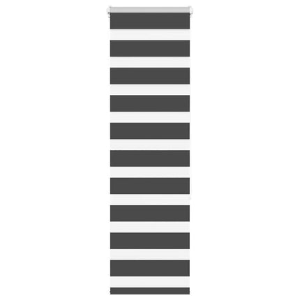 zebragardin sort 50x150 cm stofbredde 45,9 cm polyester