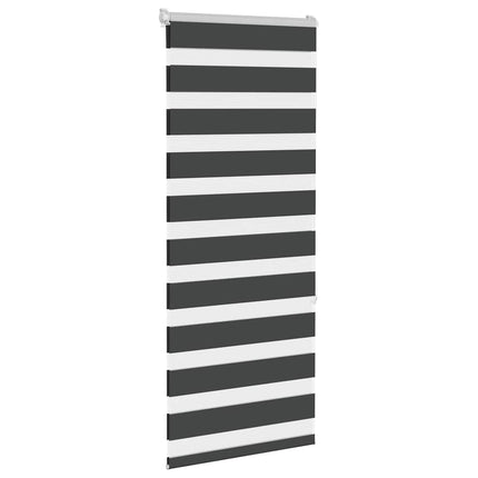 zebragardin sort 55x150 cm stofbredde 50,9 cm polyester