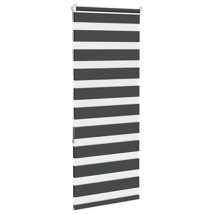 zebragardin sort 55x150 cm stofbredde 50,9 cm polyester