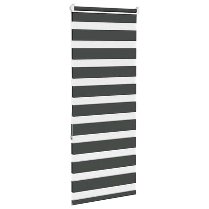 zebragardin sort 60x150 cm stofbredde 55,9 cm polyester