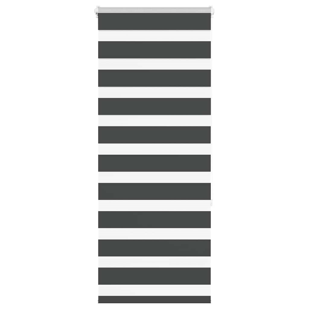 zebragardin sort 65x150 cm stofbredde 60,9 cm polyester