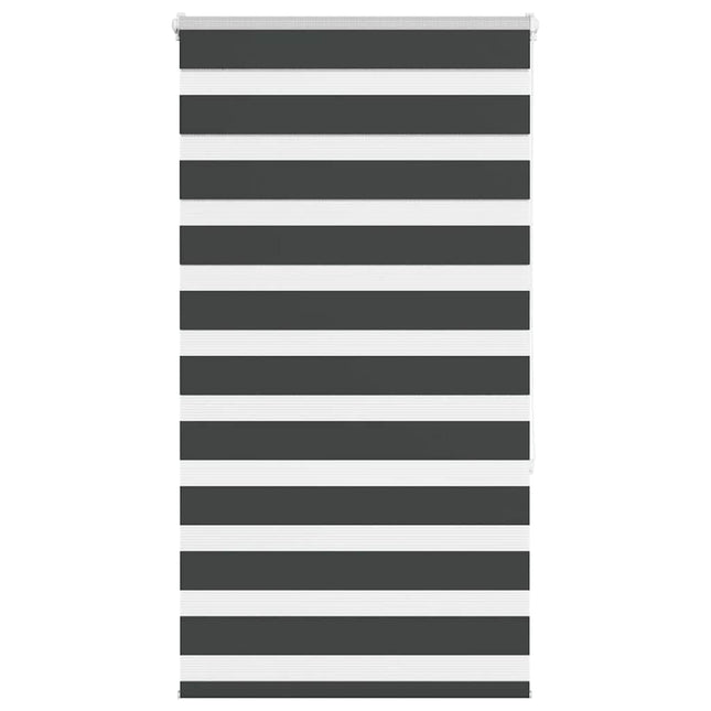 zebragardin sort 75x150 cm stofbredde 70,9 cm polyester