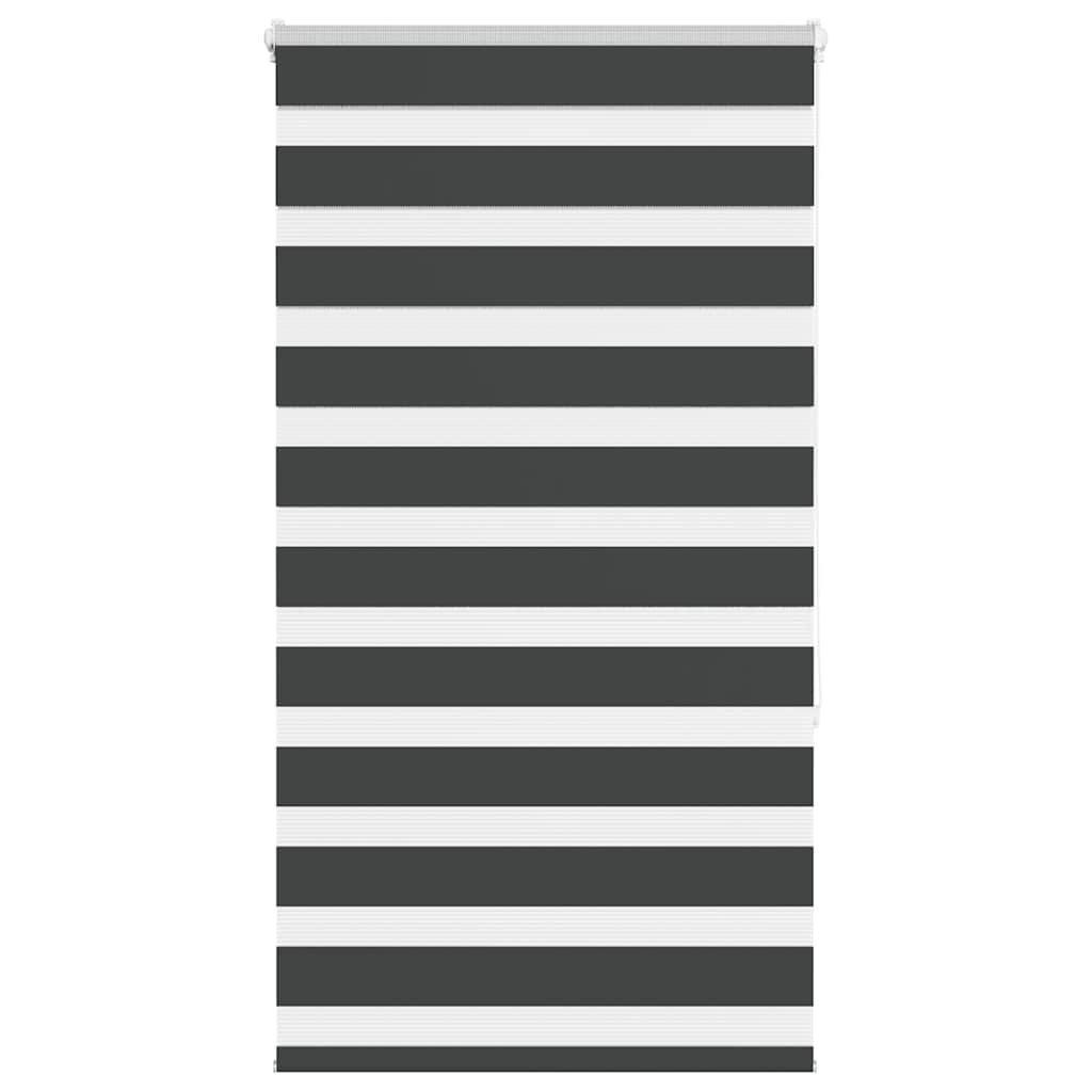 zebragardin sort 80x150 cm stofbredde 75,9 cm polyester