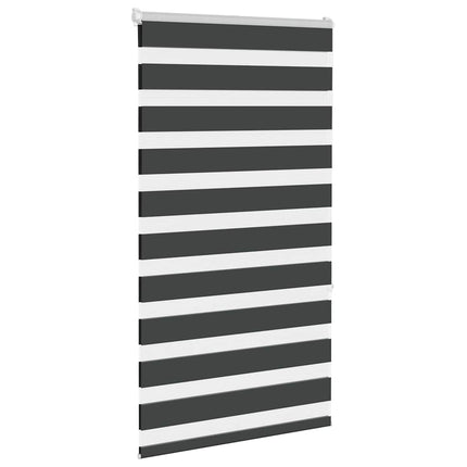 zebragardin sort 80x150 cm stofbredde 75,9 cm polyester