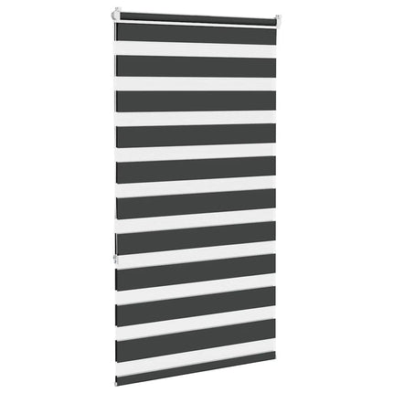 zebragardin sort 80x150 cm stofbredde 75,9 cm polyester