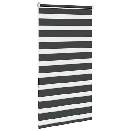 zebragardin sort 80x150 cm stofbredde 75,9 cm polyester