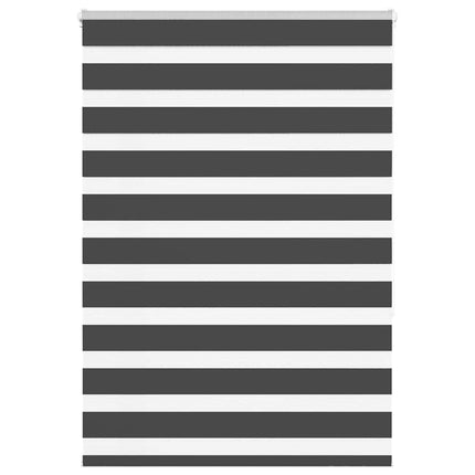 zebragardin sort 110x150 cm stofbredde 105,9 cm polyester