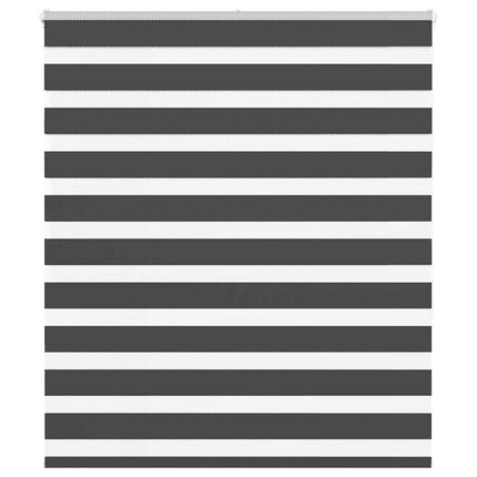 zebragardin sort 120x150 cm stofbredde 115,9 cm polyester