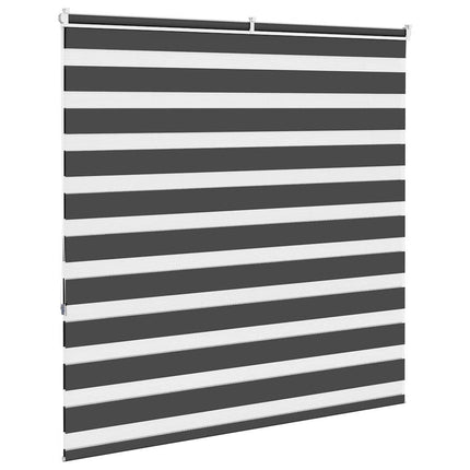 zebragardin sort 150x150 cm stofbredde 145,9 cm polyester