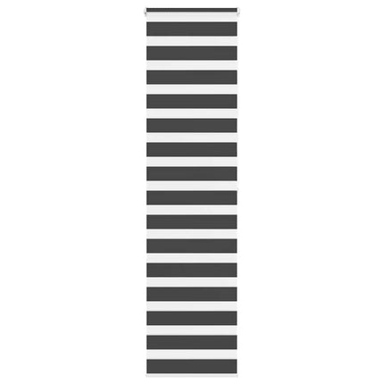 zebragardin sort 55x200 cm stofbredde 50,9 cm polyester