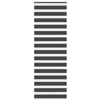zebragardin sort 70x200 cm stofbredde 65,9 cm polyester