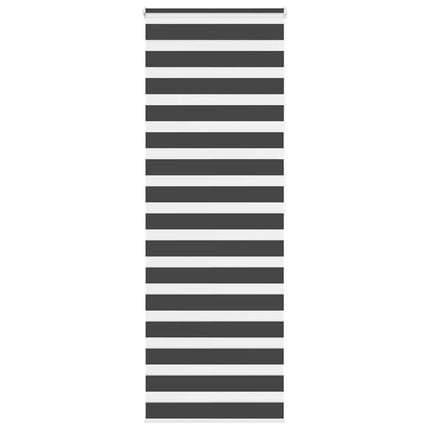 zebragardin sort 80x200 cm stofbredde 75,9 cm polyester