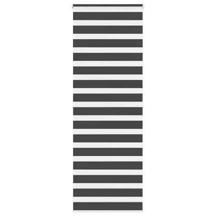 zebragardin sort 80x200 cm stofbredde 75,9 cm polyester