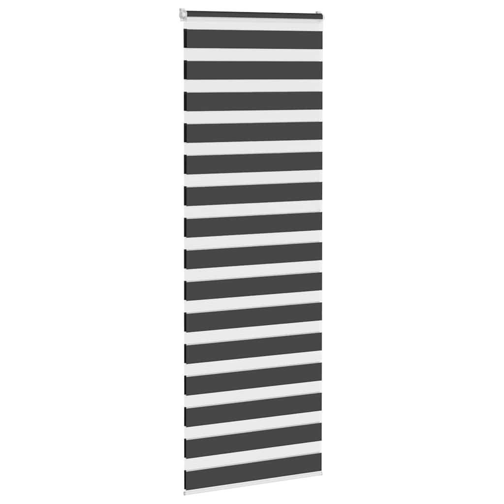 zebragardin sort 80x200 cm stofbredde 75,9 cm polyester