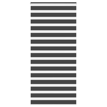 zebragardin sort 100x200 cm stofbredde 95,9 cm polyester