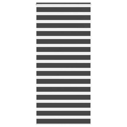 zebragardin sort 105x200 cm stofbredde 100,9 cm polyester