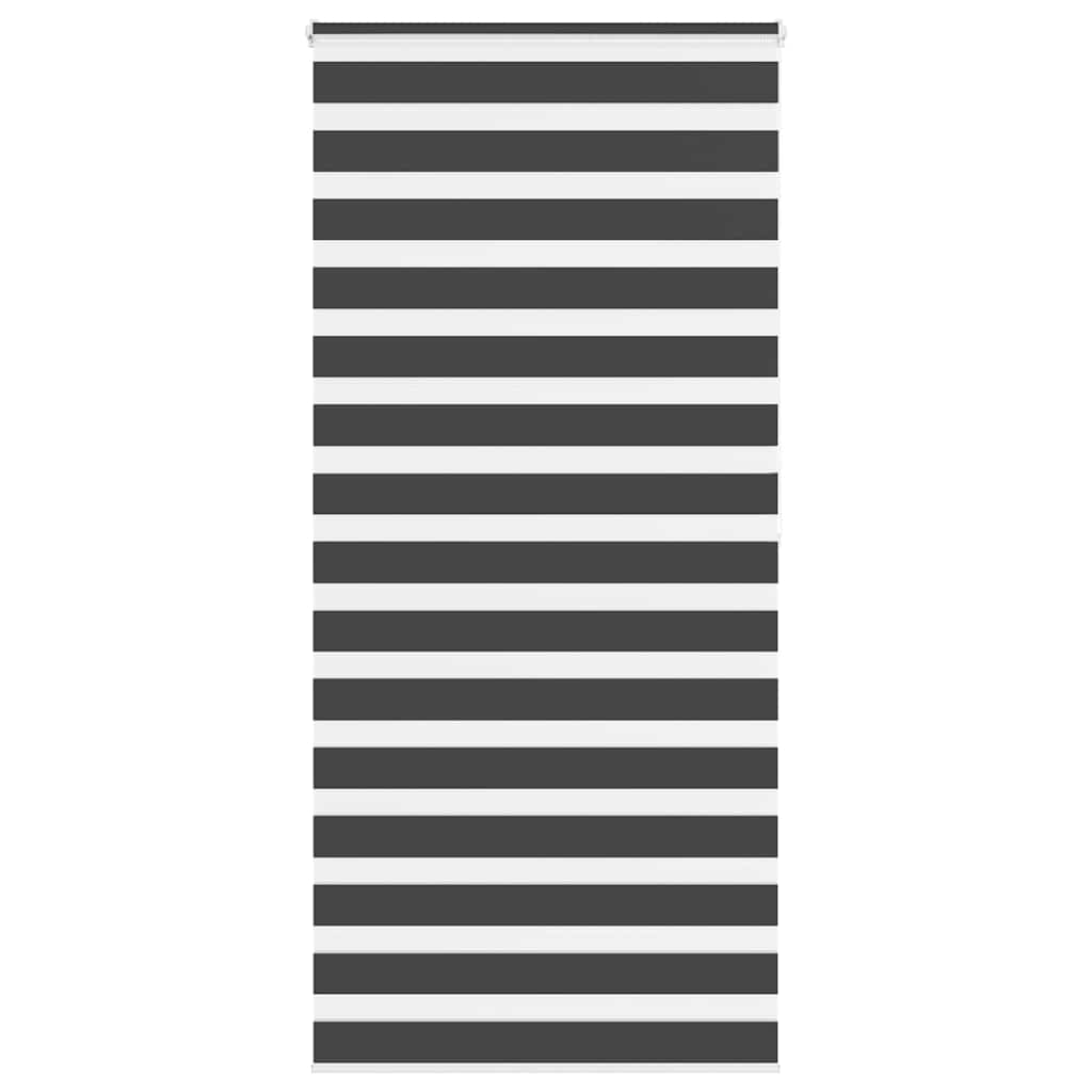 zebragardin sort 110x200 cm stofbredde 105,9 cm polyester