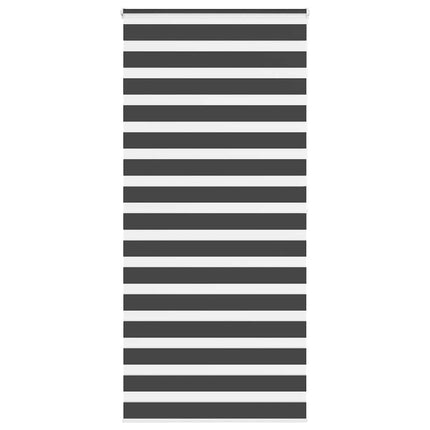 zebragardin sort 115x200 cm stofbredde 110,9 cm polyester
