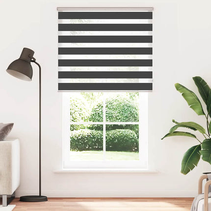 zebragardin sort 120x200 cm stofbredde 115,9 cm polyester