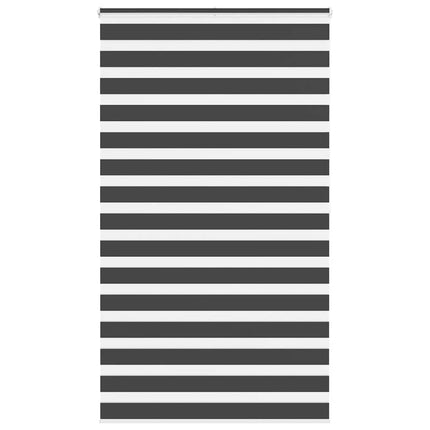 zebragardin sort 125x200 cm stofbredde 120,9 cm polyester