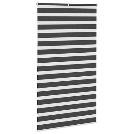 zebragardin sort 125x200 cm stofbredde 120,9 cm polyester