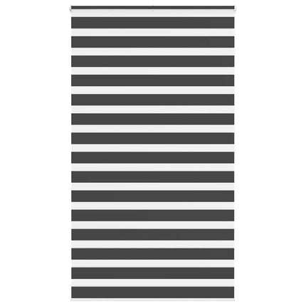 zebragardin sort 130x200 cm stofbredde 125,9 cm polyester