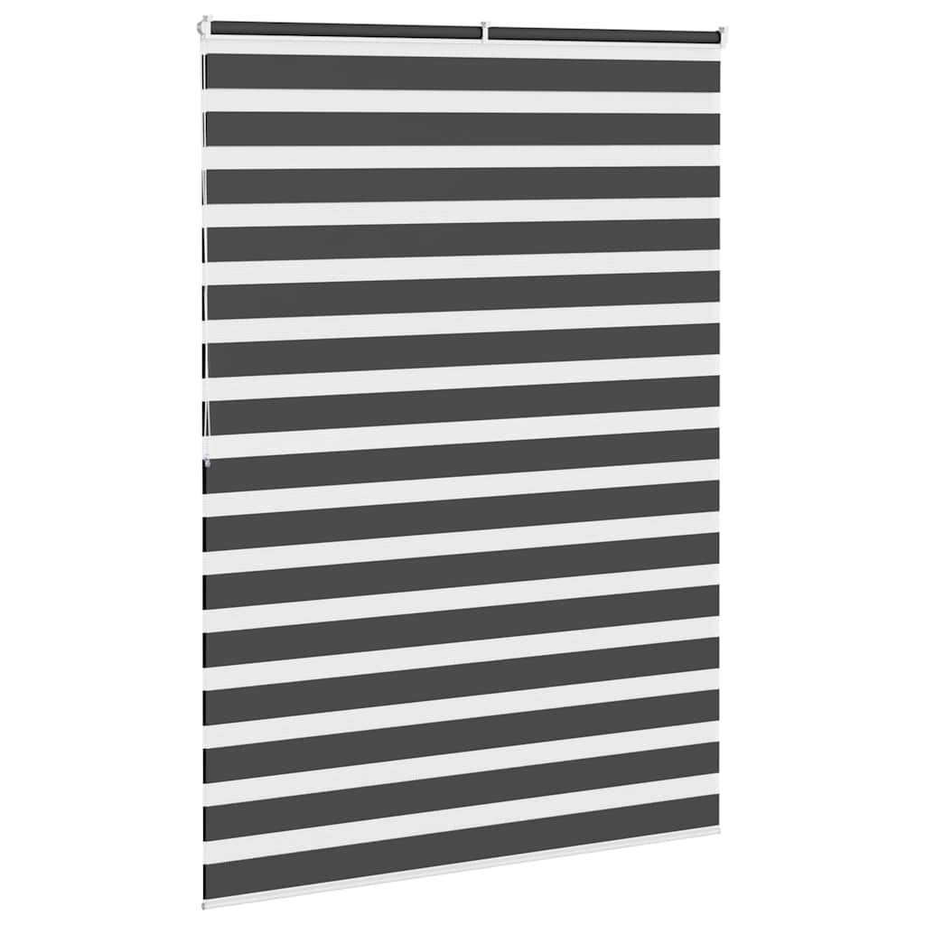 zebragardin sort 160x200 cm stofbredde 155,9 cm polyester