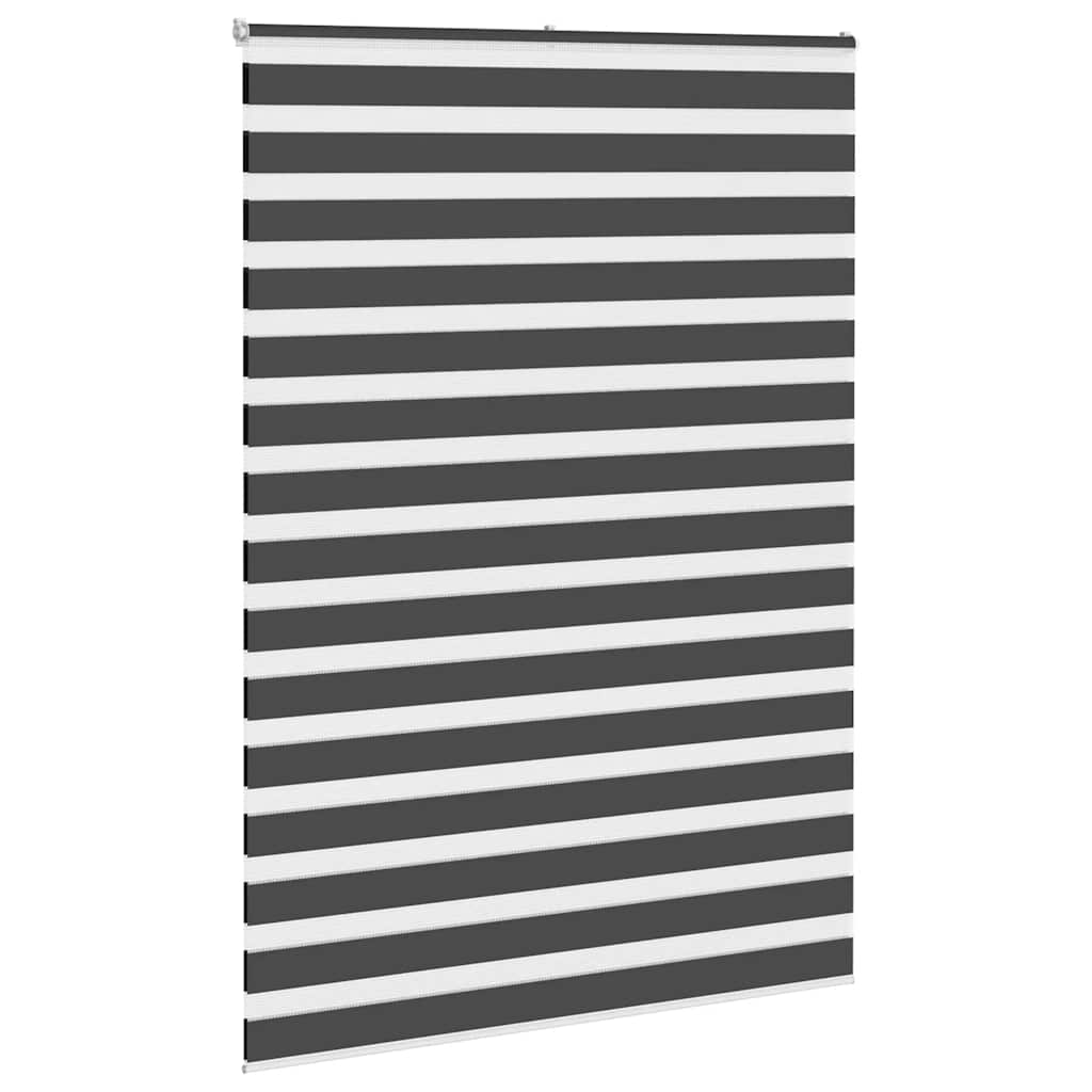 zebragardin sort 165x200 cm stofbredde 160,9 cm polyester