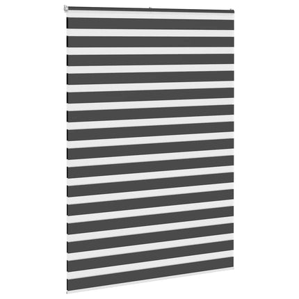 zebragardin sort 165x200 cm stofbredde 160,9 cm polyester