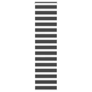zebragardin sort 50x230 cm stofbredde 45,9 cm polyester