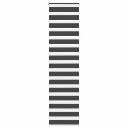 zebragardin sort 55x230 cm stofbredde 50,9 cm polyester
